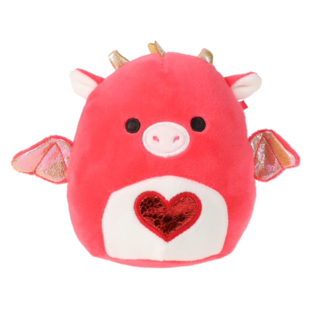 NWT 4.5” Baiden the Dragon Valentine Squishmallow